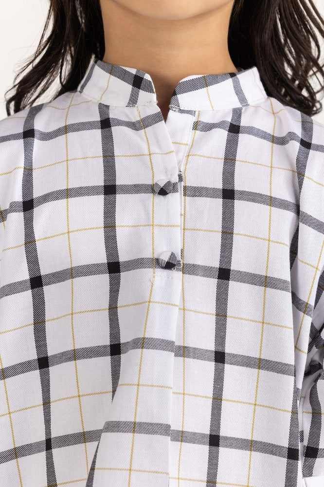Toddler Girl Black and White Blouse - Image 4