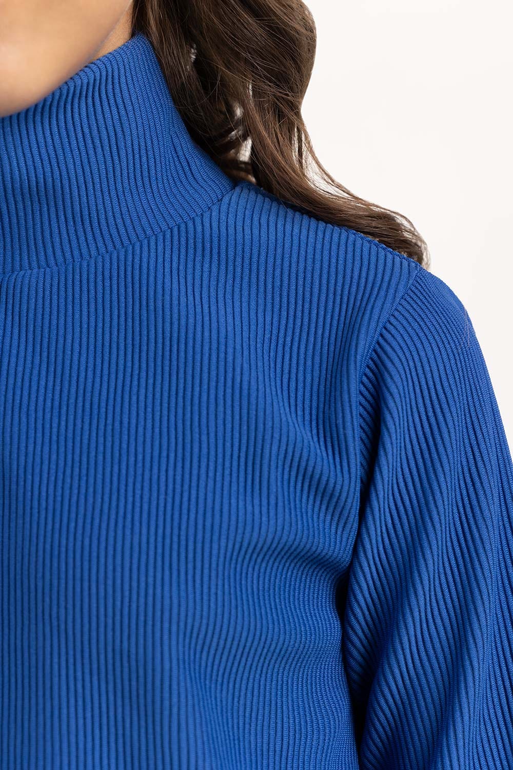 Toddler Girl Blue Blouse - Image 5