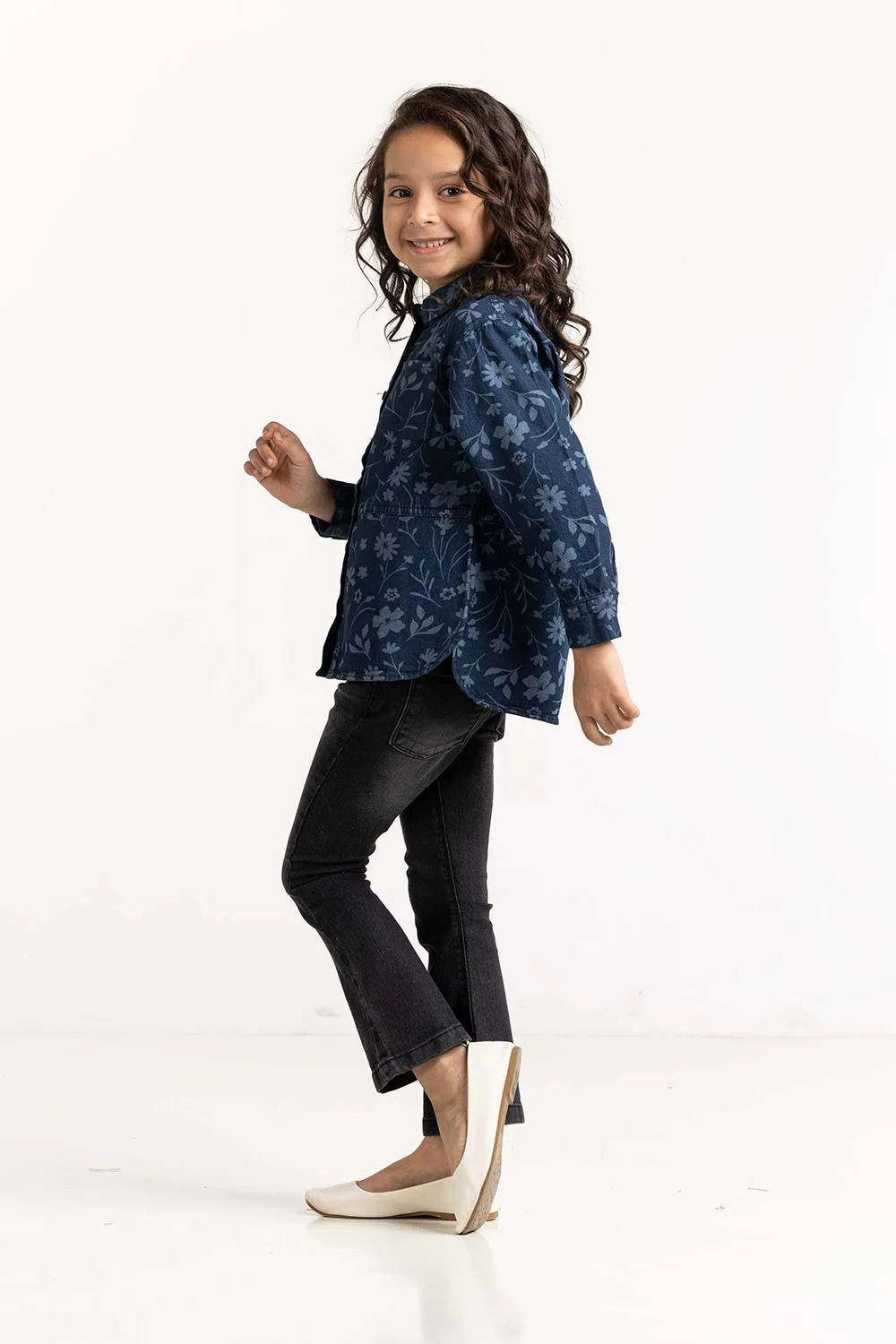 Toddler Girl Blue Top - Image 6