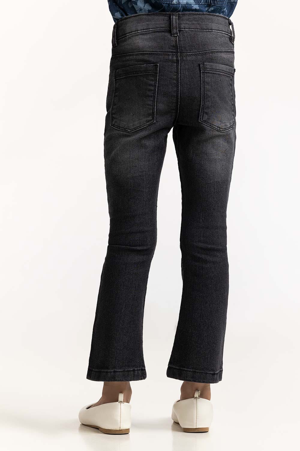 Toddler Girl Charcoal Jeans - Image 5