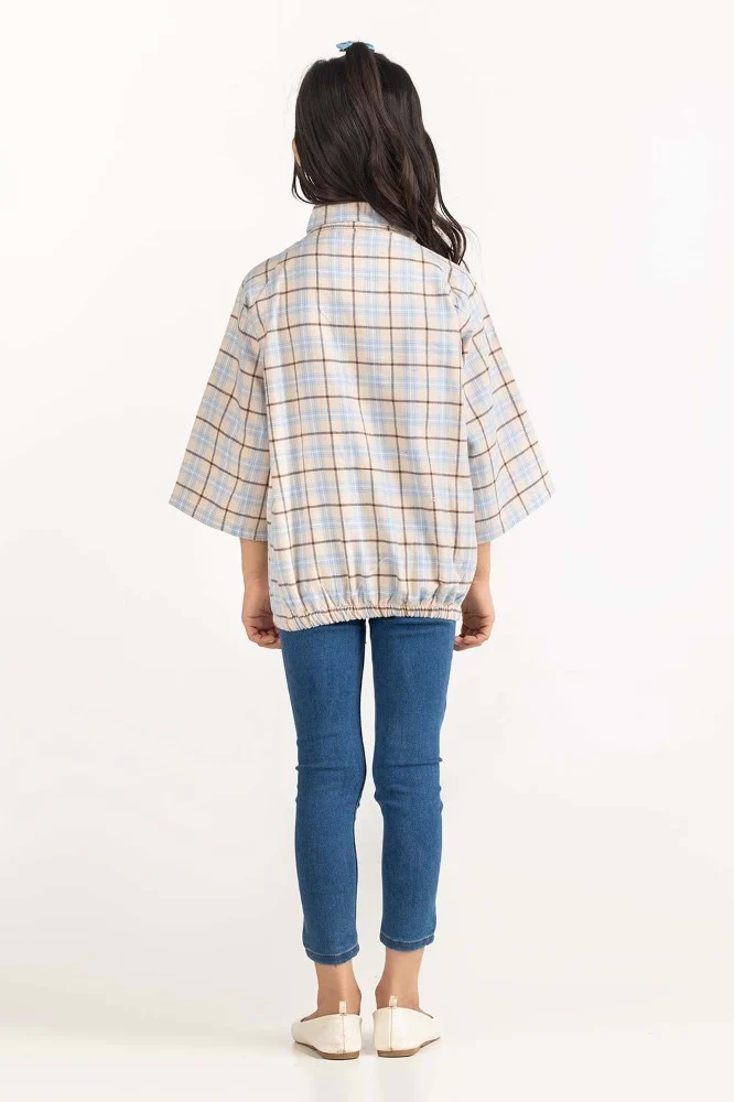 Toddler Girl Cream Blouse - Image 5