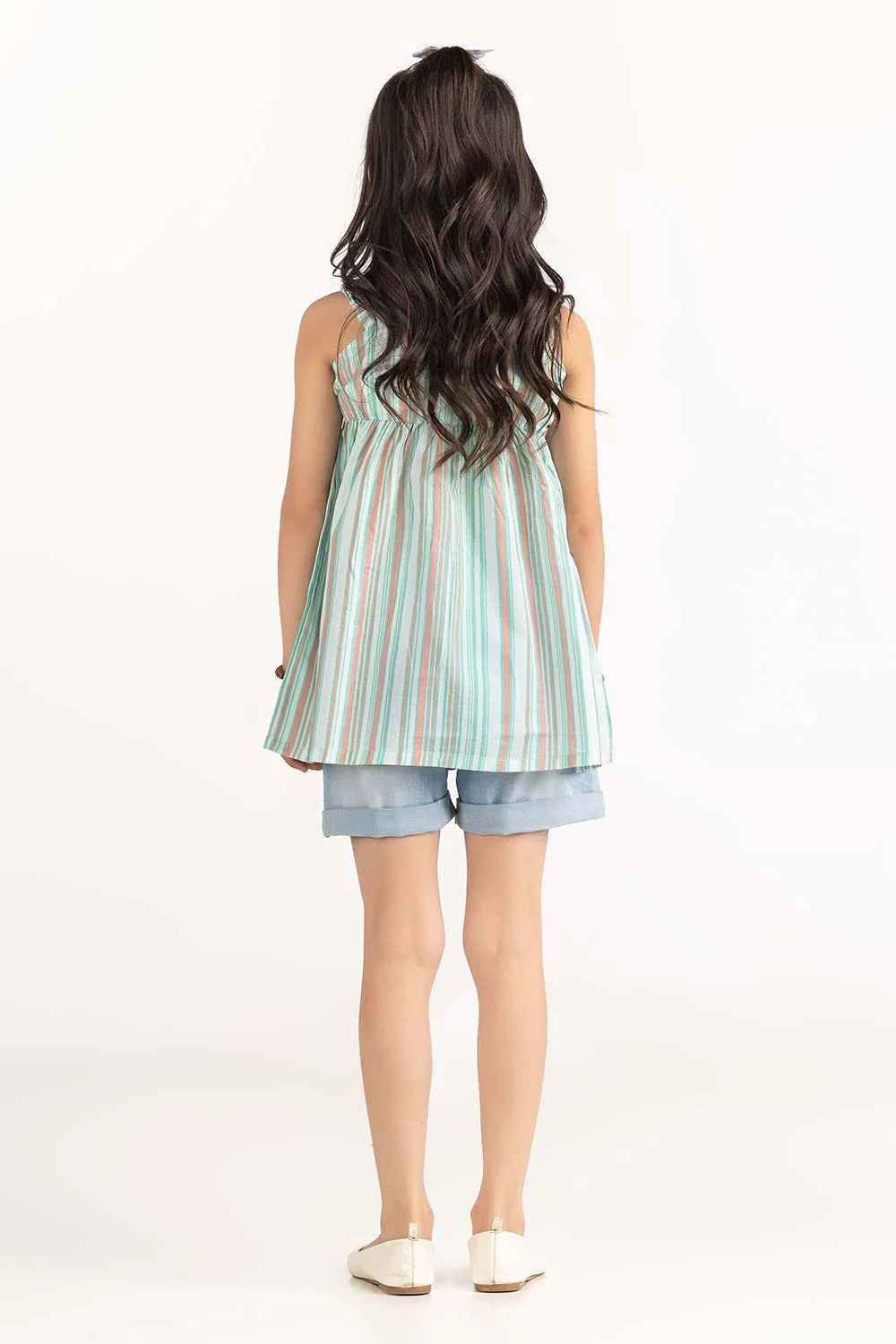 Toddler Girl Green Blouse - Image 5