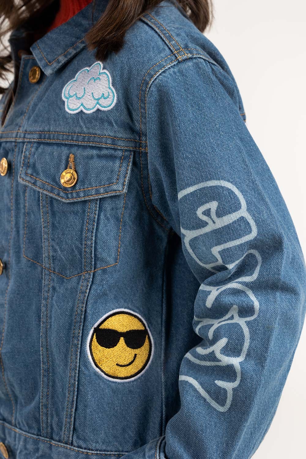 Toddler Girl Light Blue Denim Jacket - Image 6