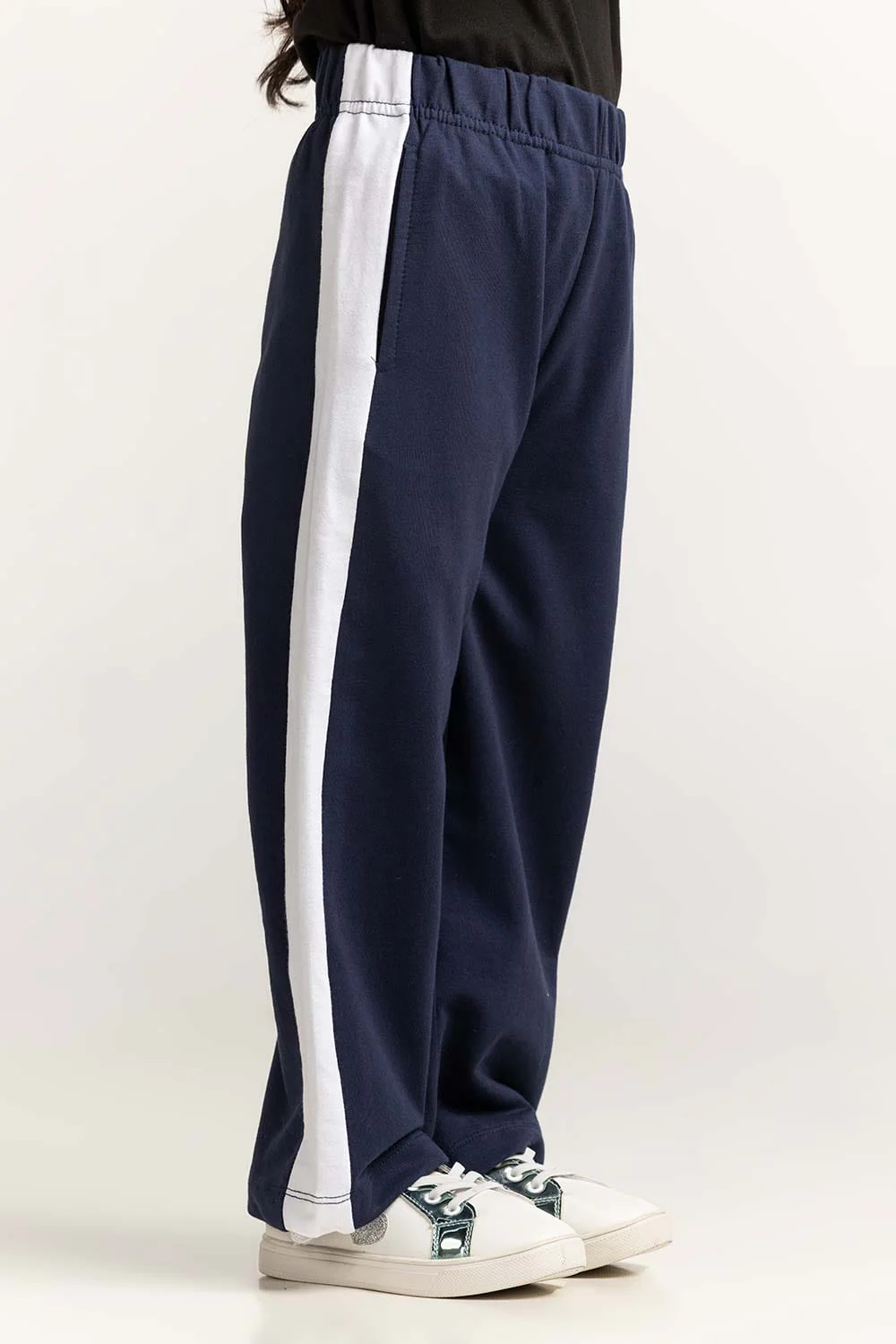 Toddler Girl Navy Blue Basic Trouser - Image 2