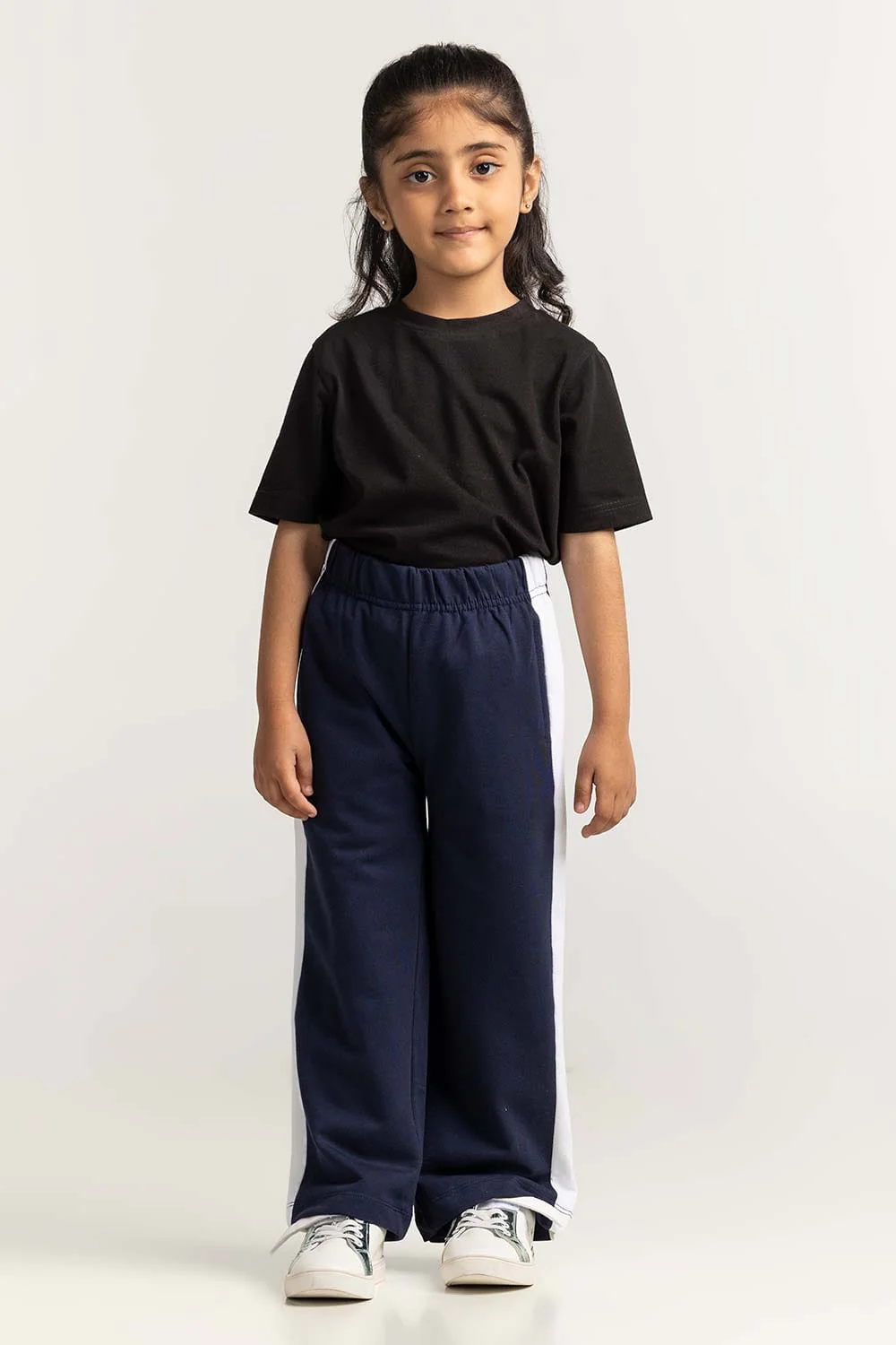 Toddler Girl Navy Blue Basic Trouser - Image 3