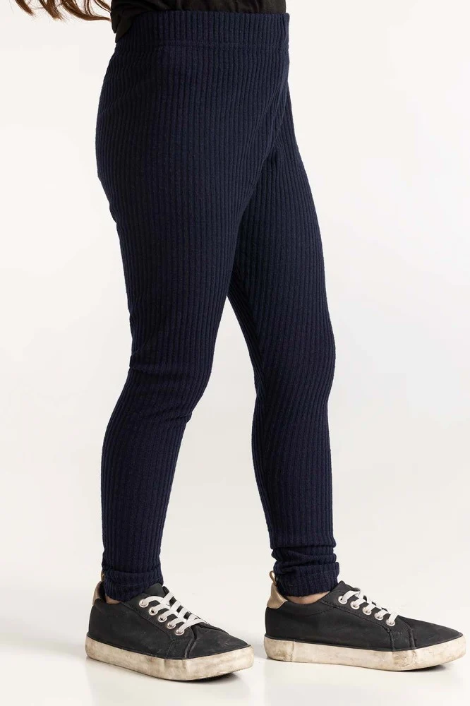 Toddler Girl Navy Blue Trouser - Image 4