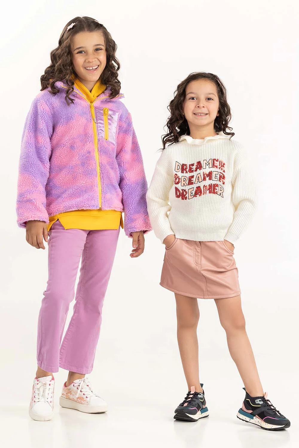 Toddler Girl Pink-Purple Jacket - Image 4