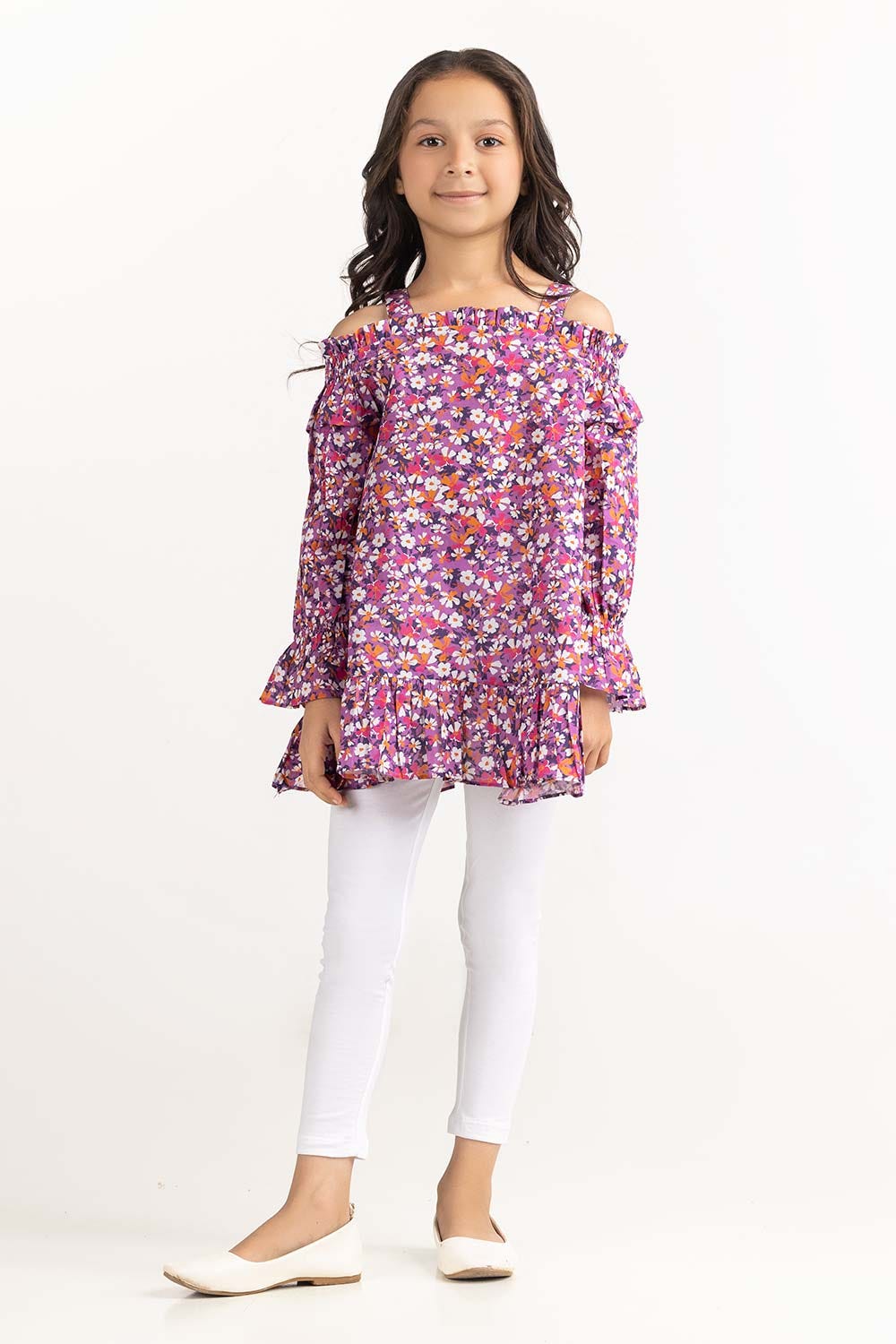 Toddler Girl Purple Blouse - Image 6