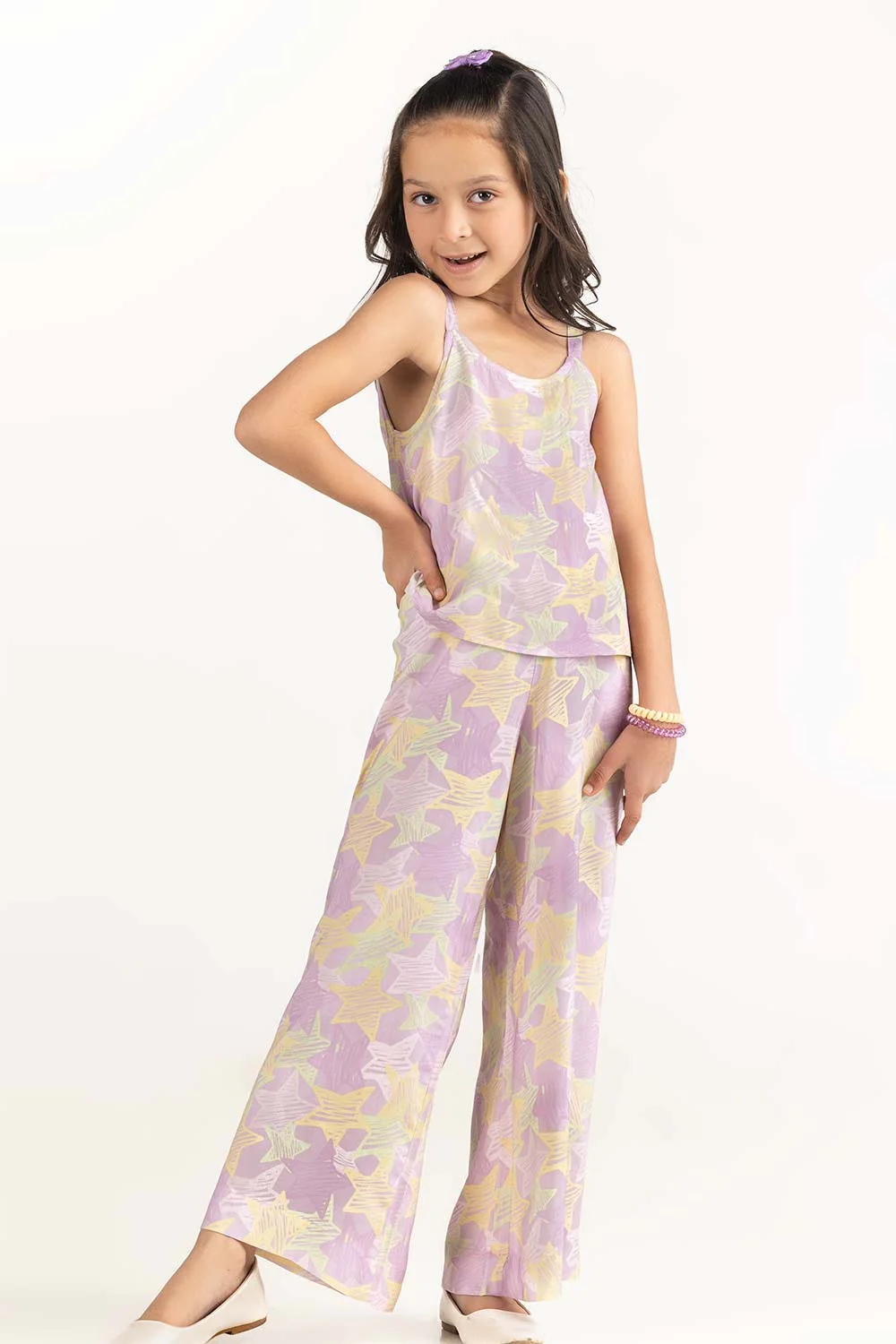 Toddler Girl Purple Jumpsuit - Image 6