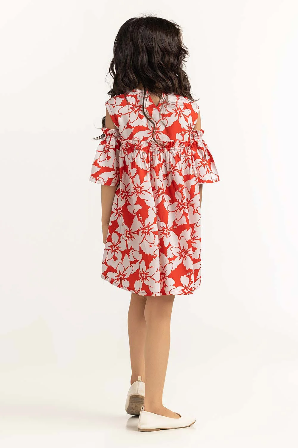 Toddler Girl Red Dress - Image 6