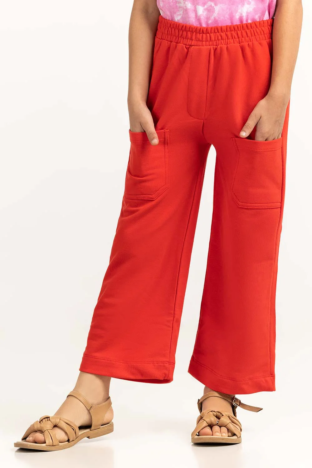 Toddler Girl Red Trouser