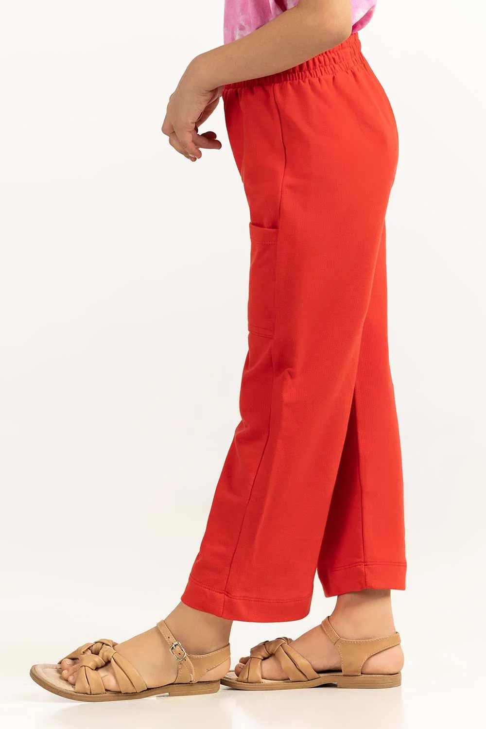 Toddler Girl Red Trouser - Image 4