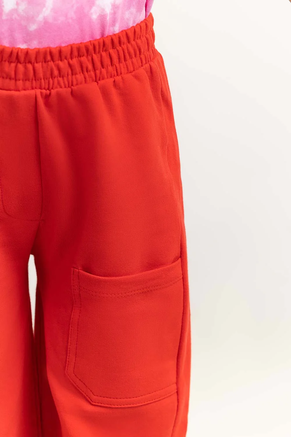 Toddler Girl Red Trouser - Image 6
