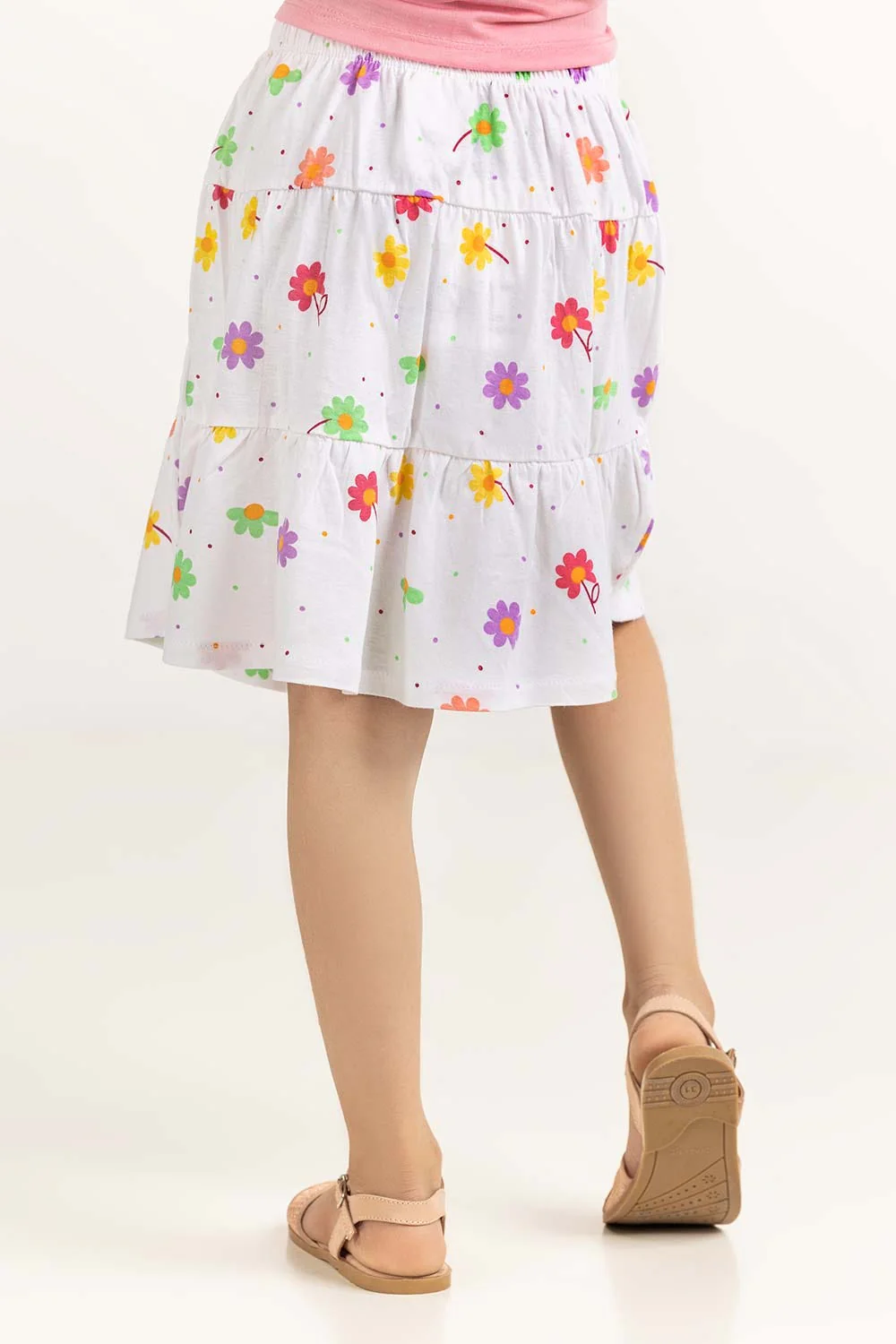 Toddler Girl White Skirt - Image 5