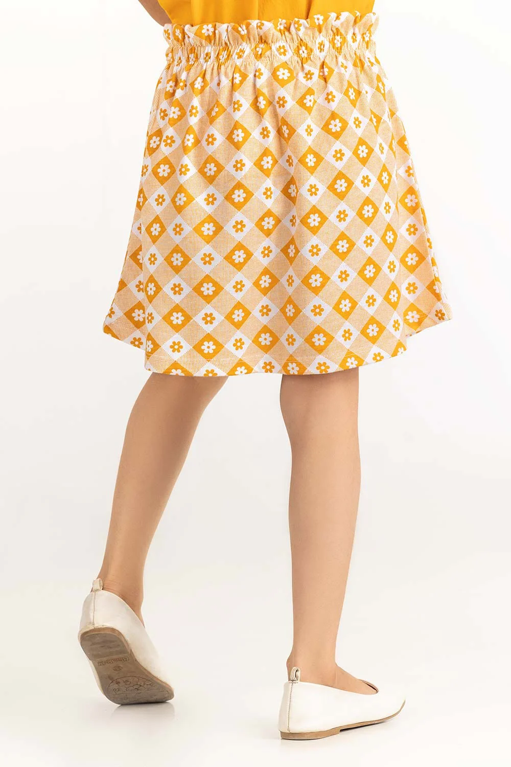 Toddler Girl Yellow Co-Ord Bottom - Image 6