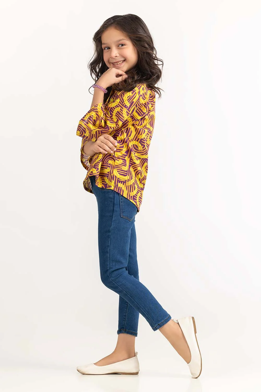 Toddler Girl Yellow Shirt - Image 4