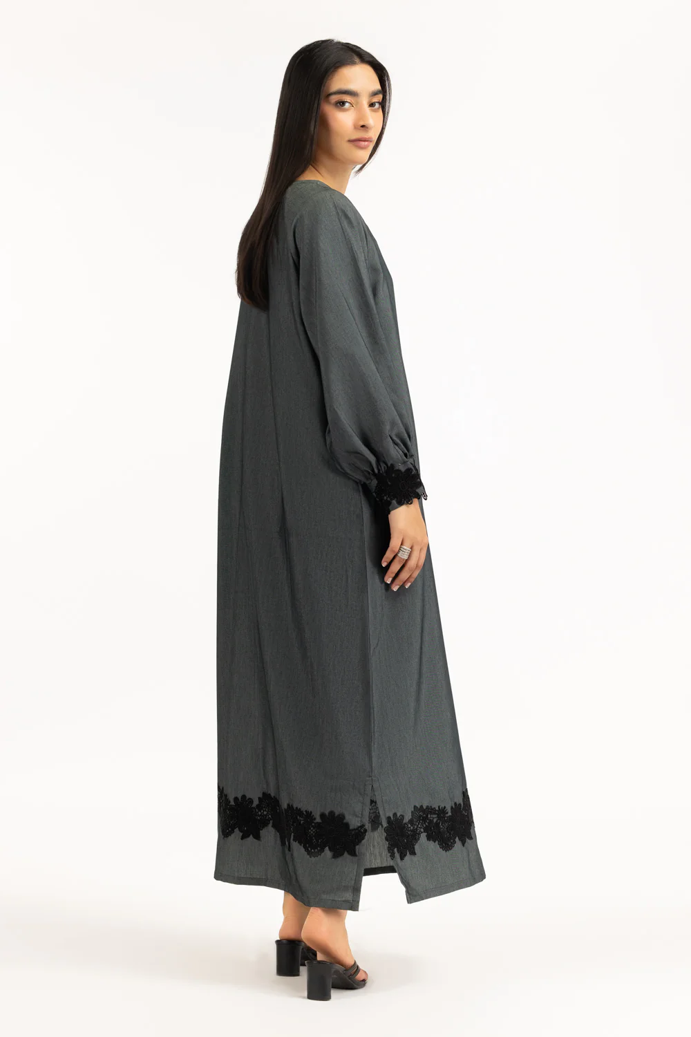 Twill Dyed Embellished Shirt - Image 6