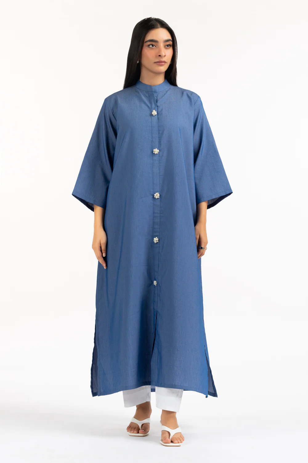 Twill Dyed Long Shirt - Image 3