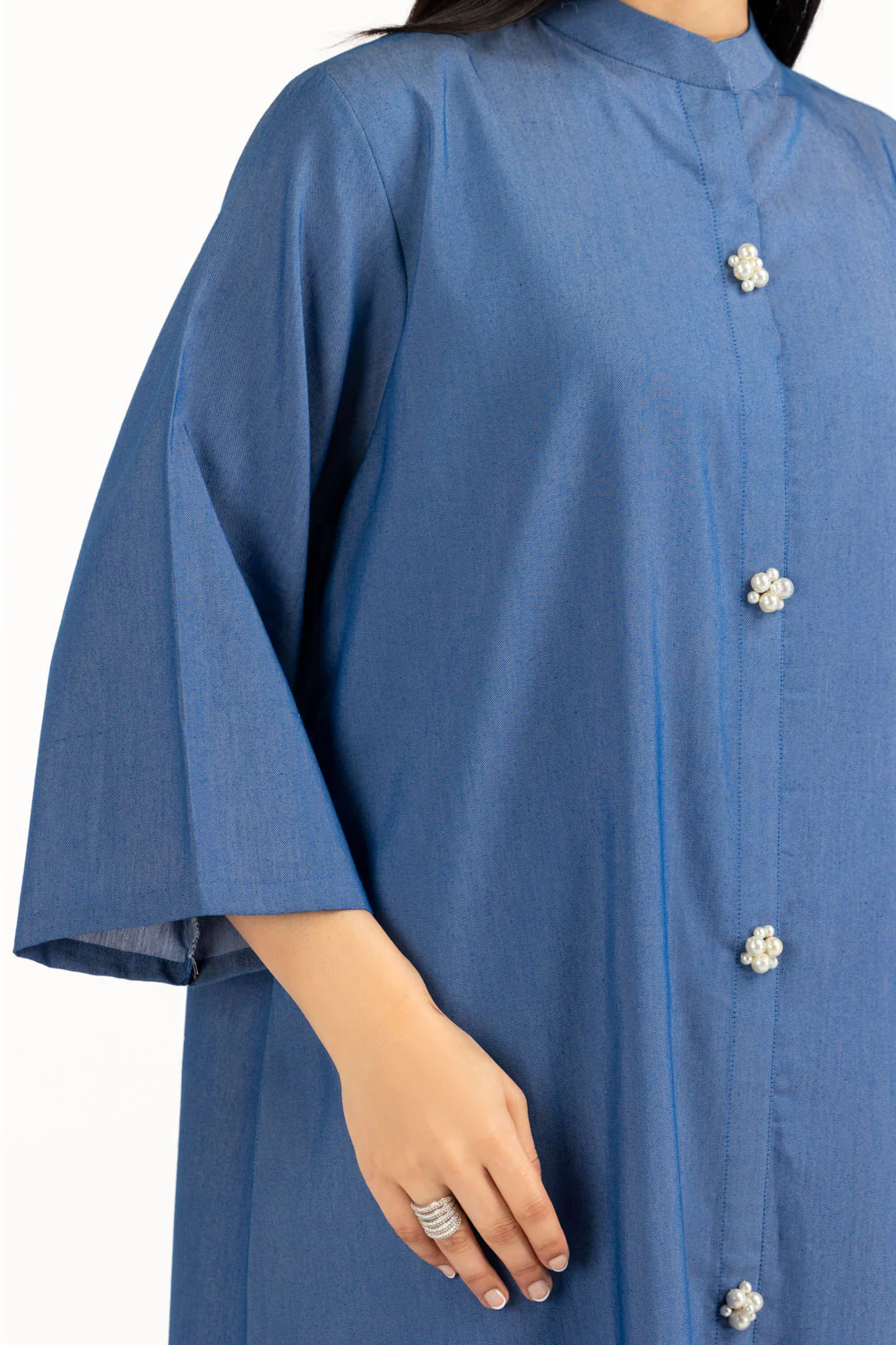 Twill Dyed Long Shirt - Image 5
