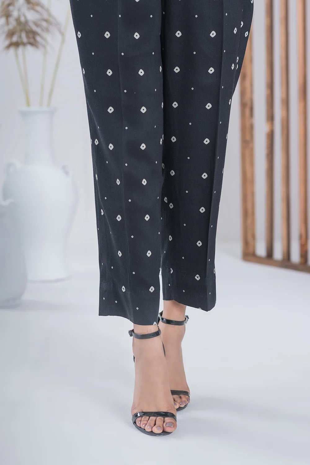 Twill Viscose Printed Frock And Printed Trouser - Image 3