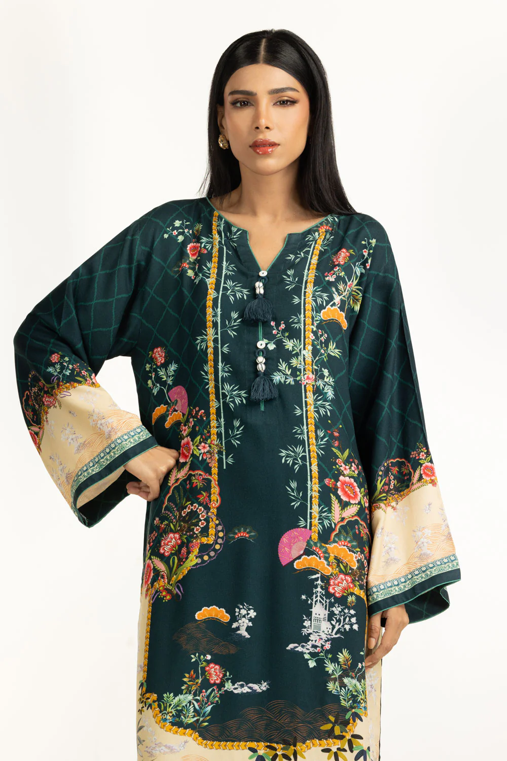 Viscose Crepe Printed Co-Ord Set - Image 3