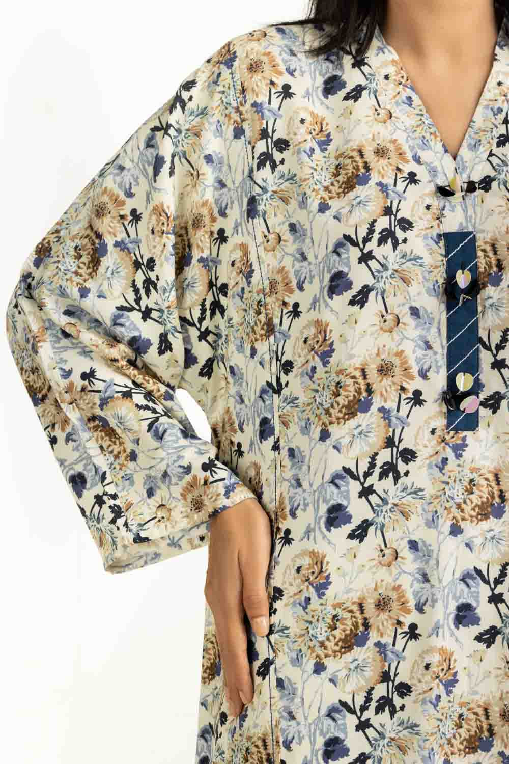Viscose Crepe Printed Co-Ord Set - Image 2