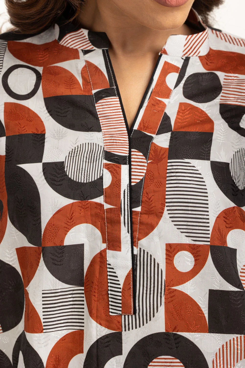 Viscose Jacquard Printed Co-Ord Set - Image 2