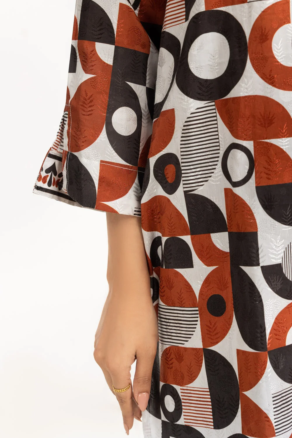 Viscose Jacquard Printed Co-Ord Set - Image 5