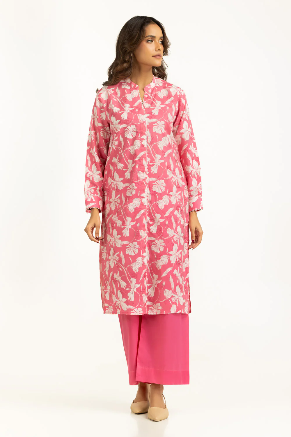 Viscose Jacquard Printed Co-Ord Set - Image 3