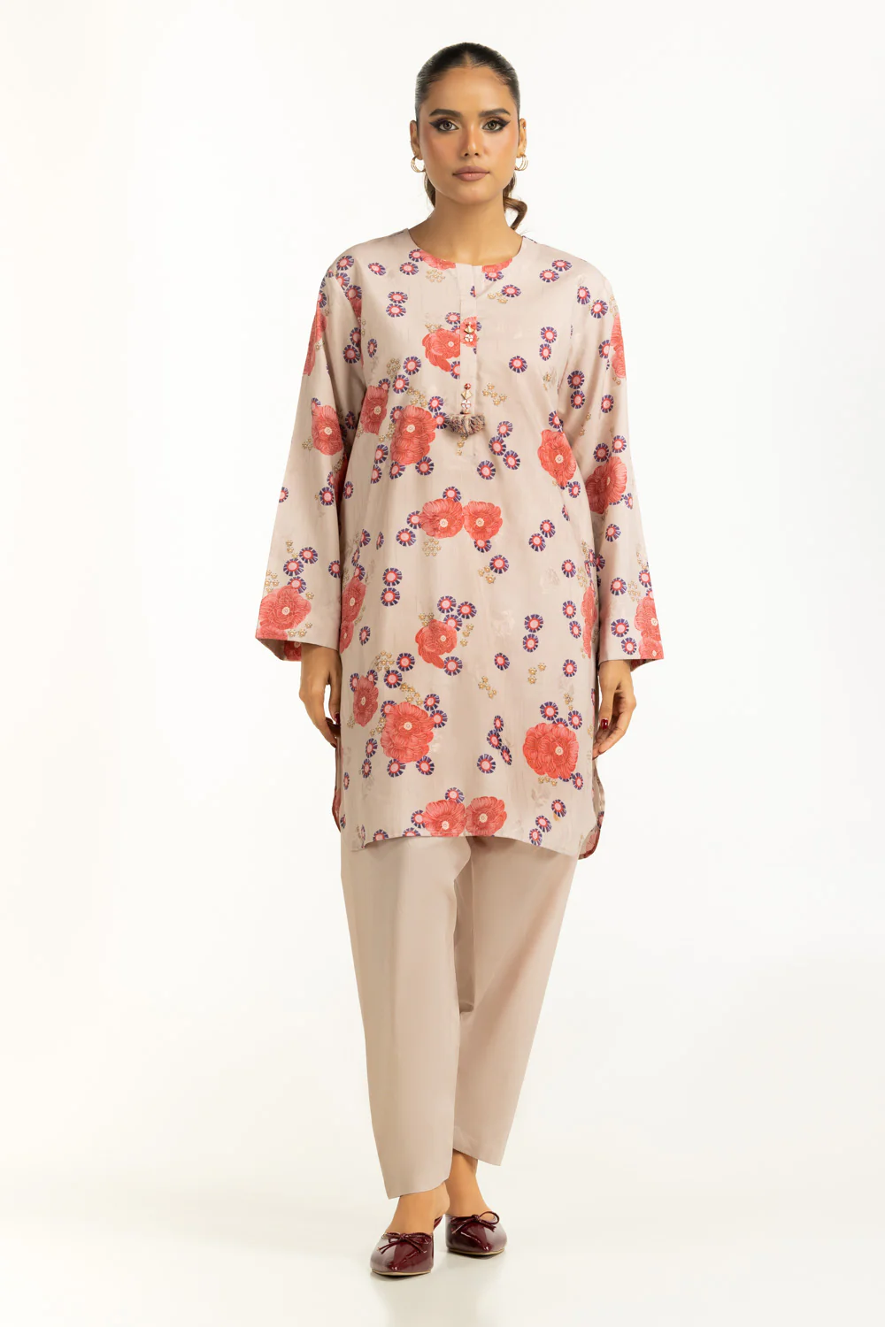 Viscose Jacquard Printed Co-Ord Set