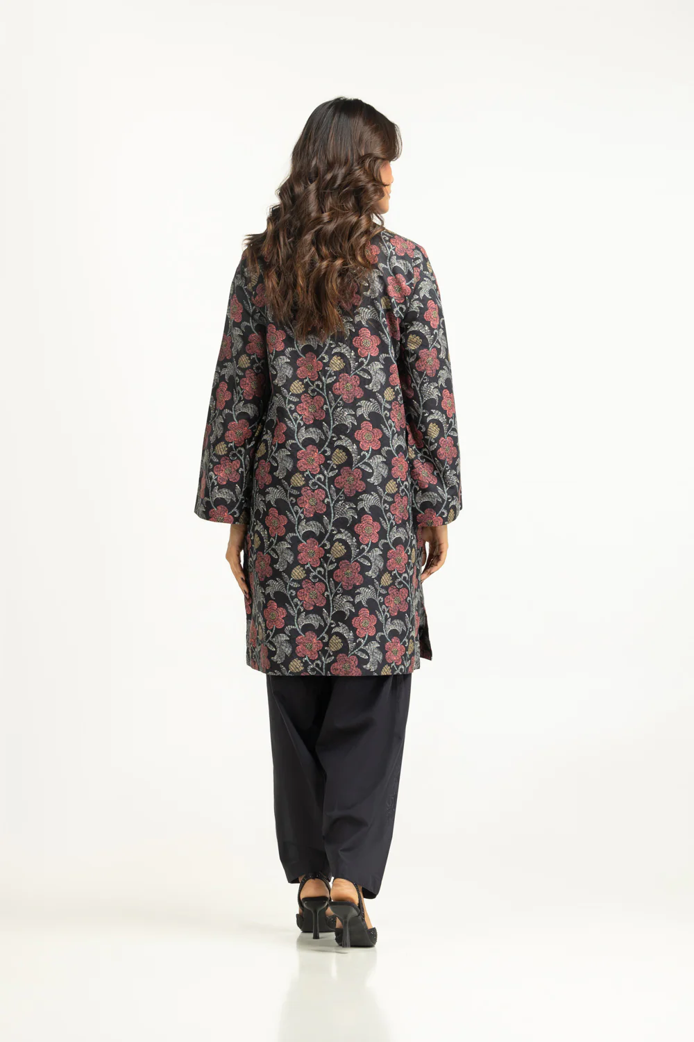 Viscose Jacquard Printed Co-Ord Set - Image 5