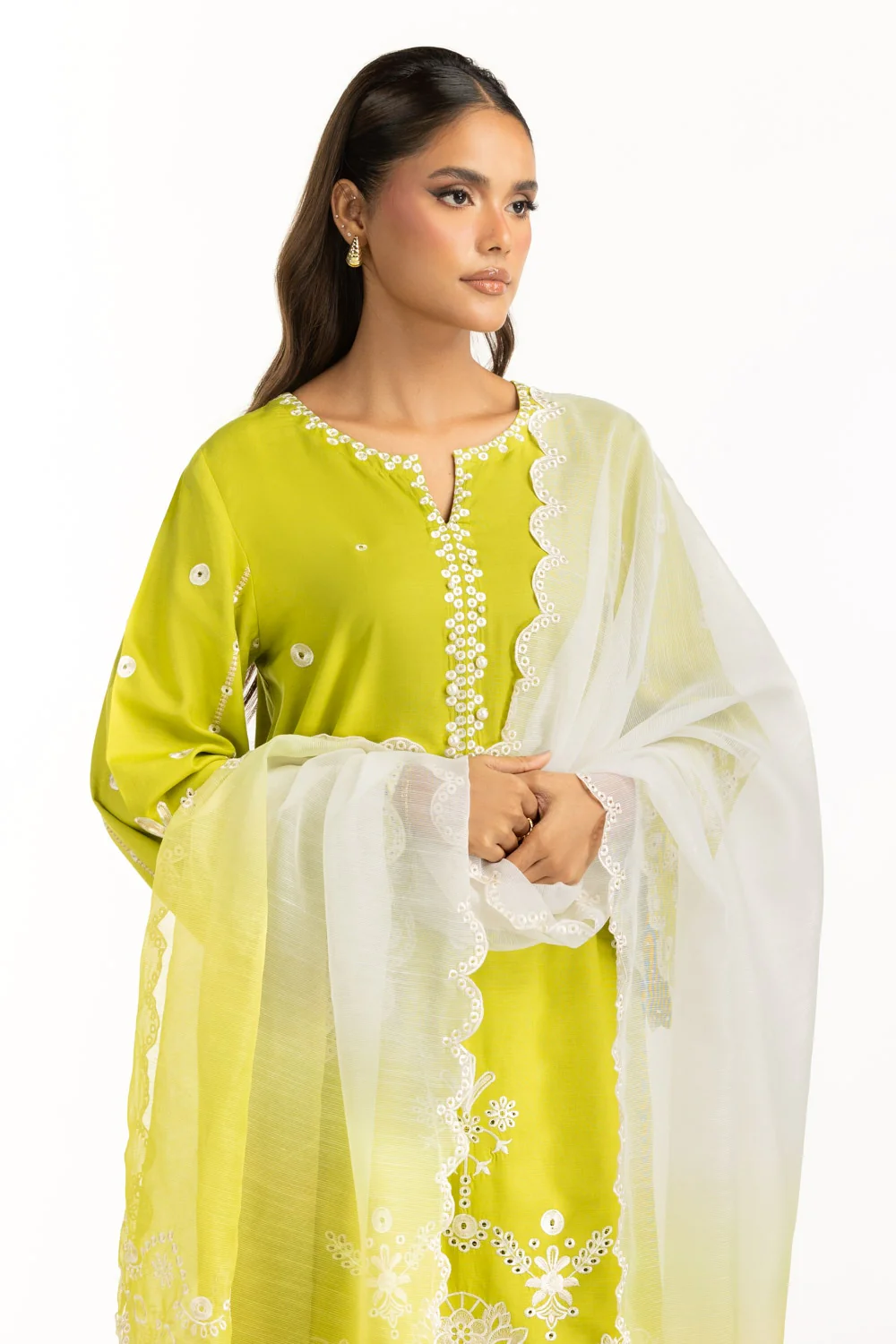Viscose Rawsilk Embroidered Shirt And Trouser - Image 3