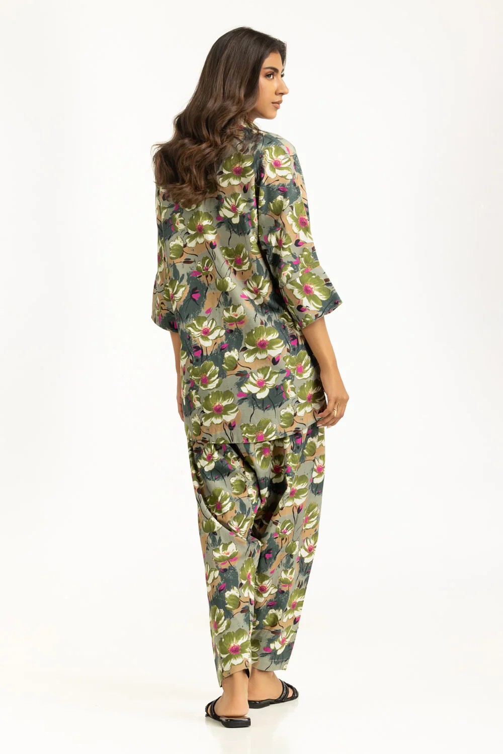 Viscose Slub Printed Co-Ord Set - Image 5