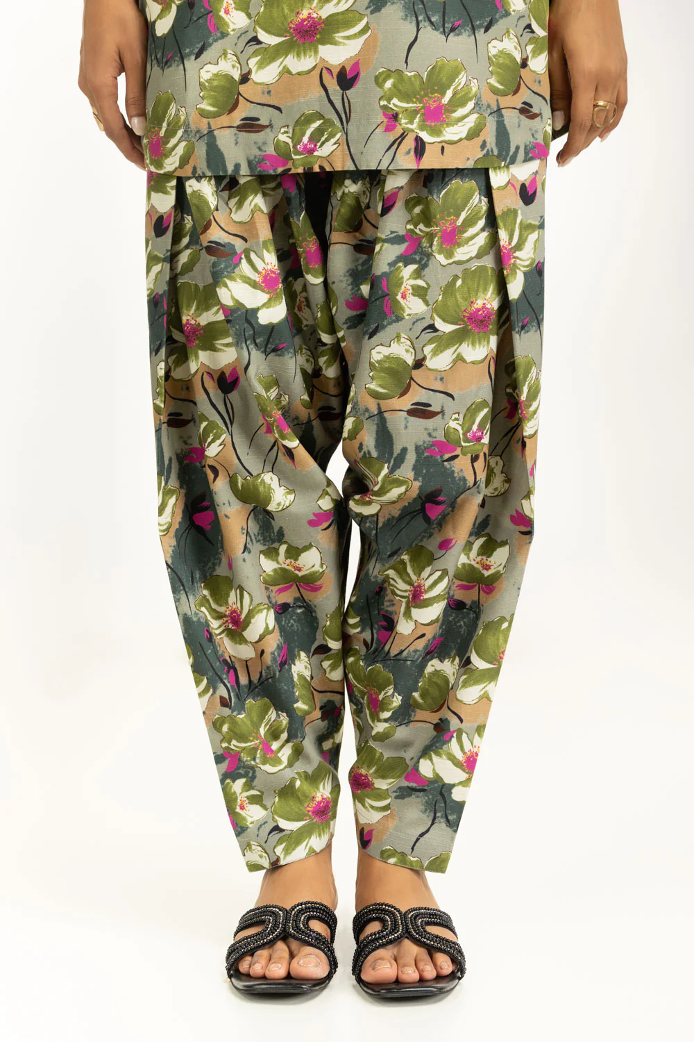 Viscose Slub Printed Co-Ord Set - Image 6