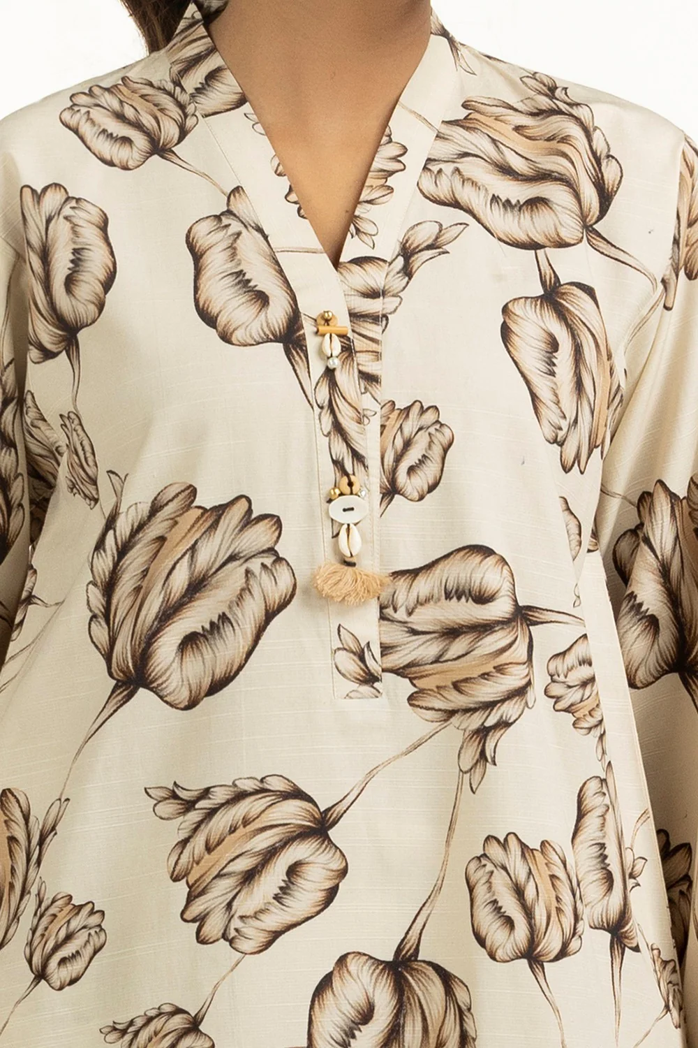 Viscose Slub Printed Co-Ord Set - Image 5