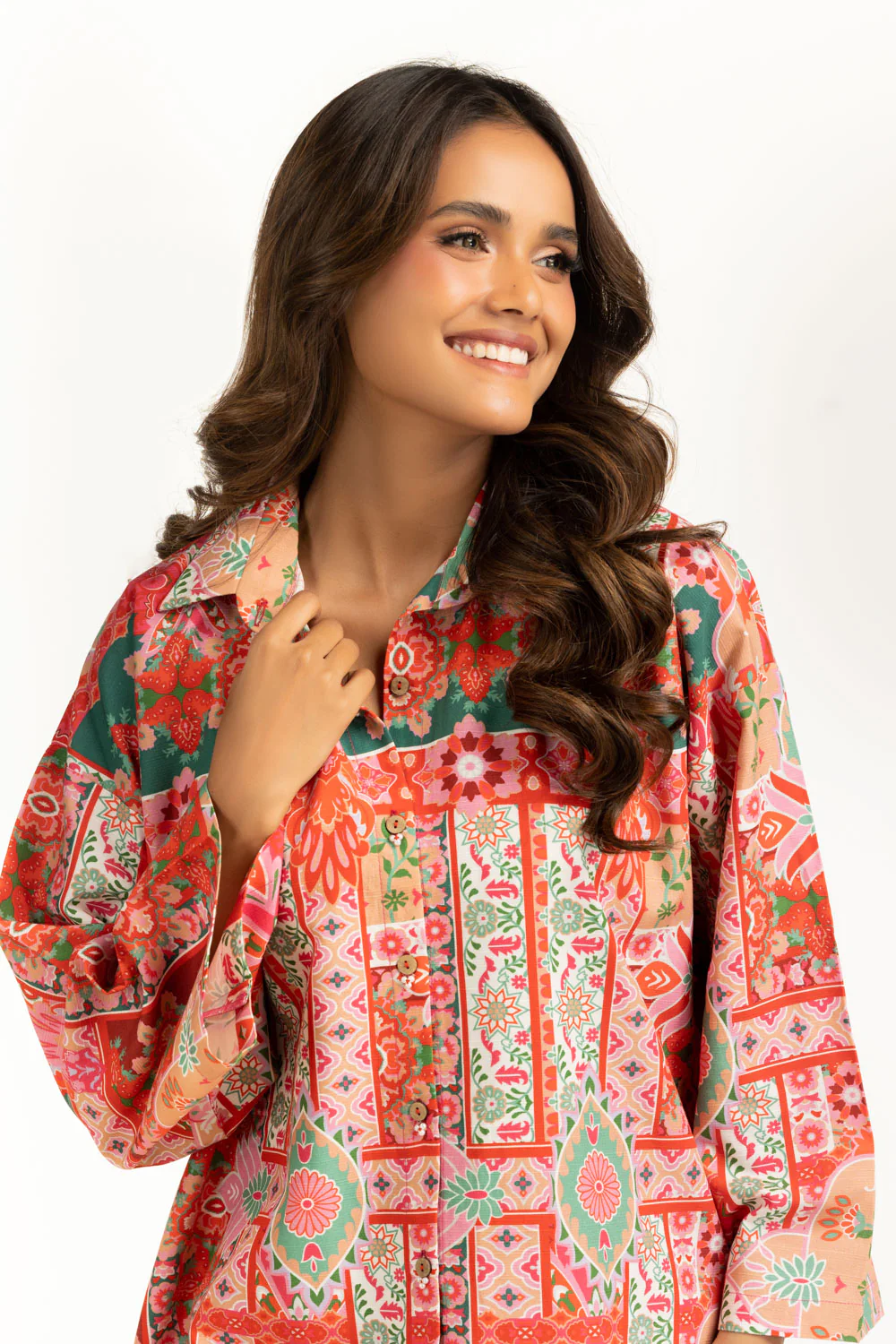 Viscose Slub Printed Co-Ord Set - Image 5