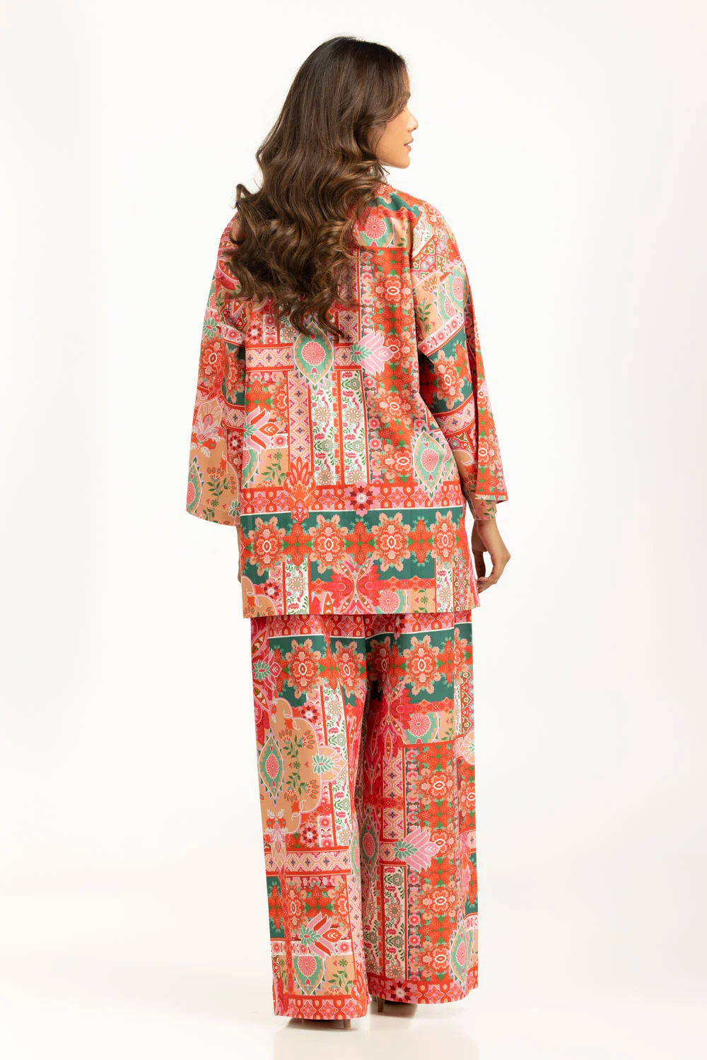 Viscose Slub Printed Co-Ord Set - Image 6