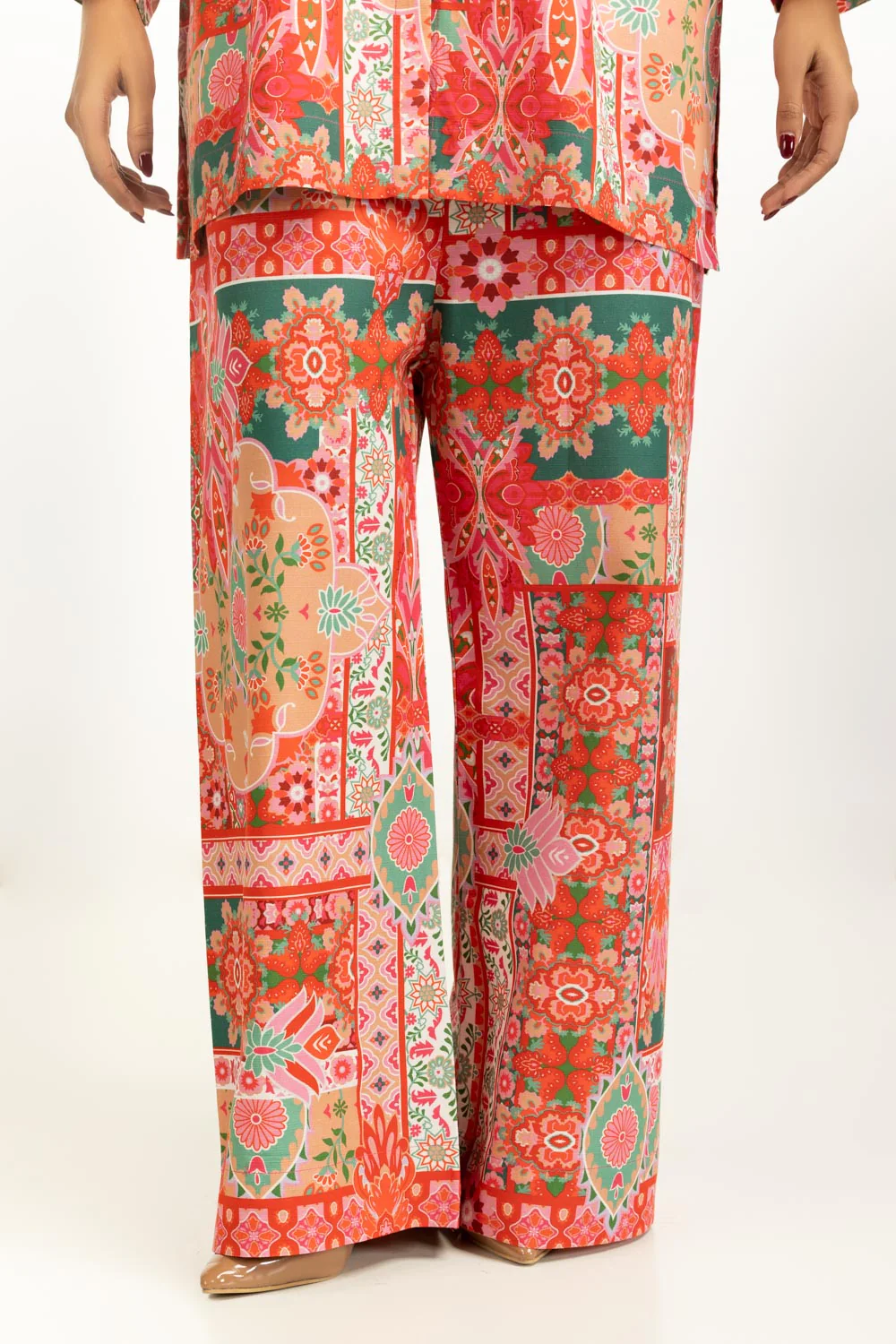 Viscose Slub Printed Co-Ord Set - Image 7