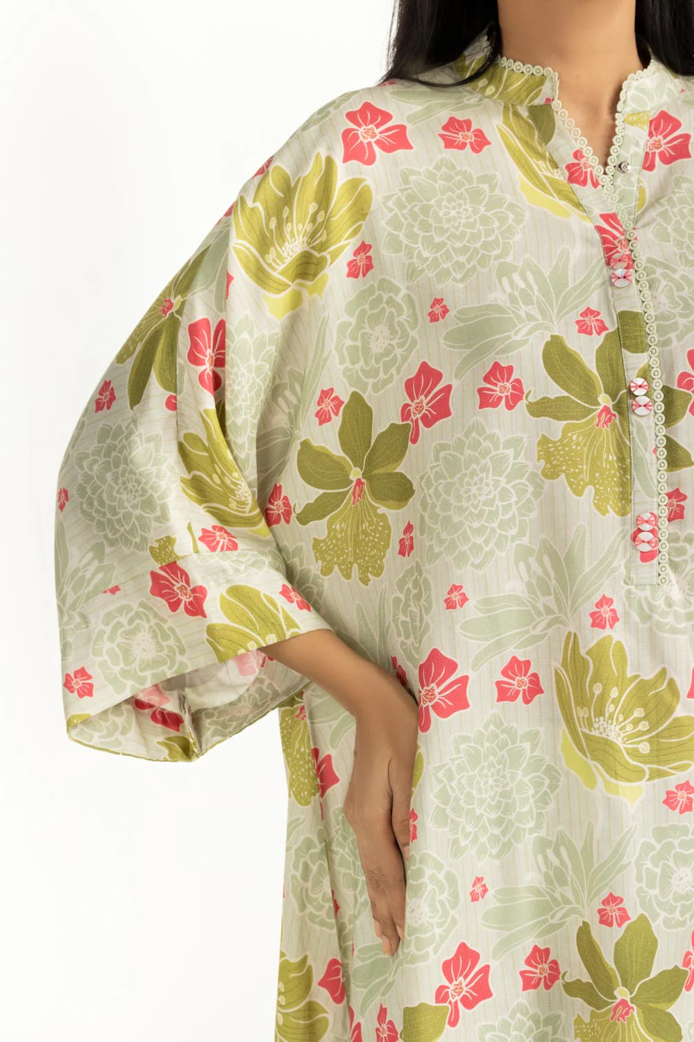 Viscose Slub Printed Co-Ord Set - Image 2