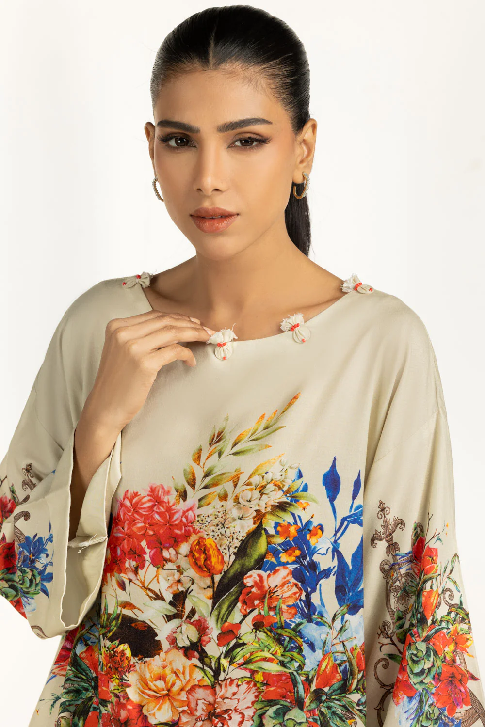 Viscose Slub Printed Co-Ord Set - Image 5