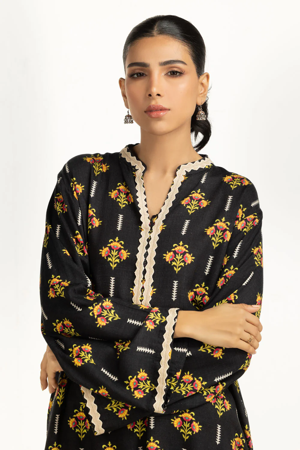 Viscose Slub Printed Co-Ord Set - Image 2