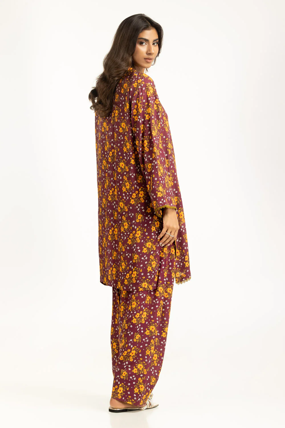 Viscose Slub Printed Co-Ord Set - Image 5