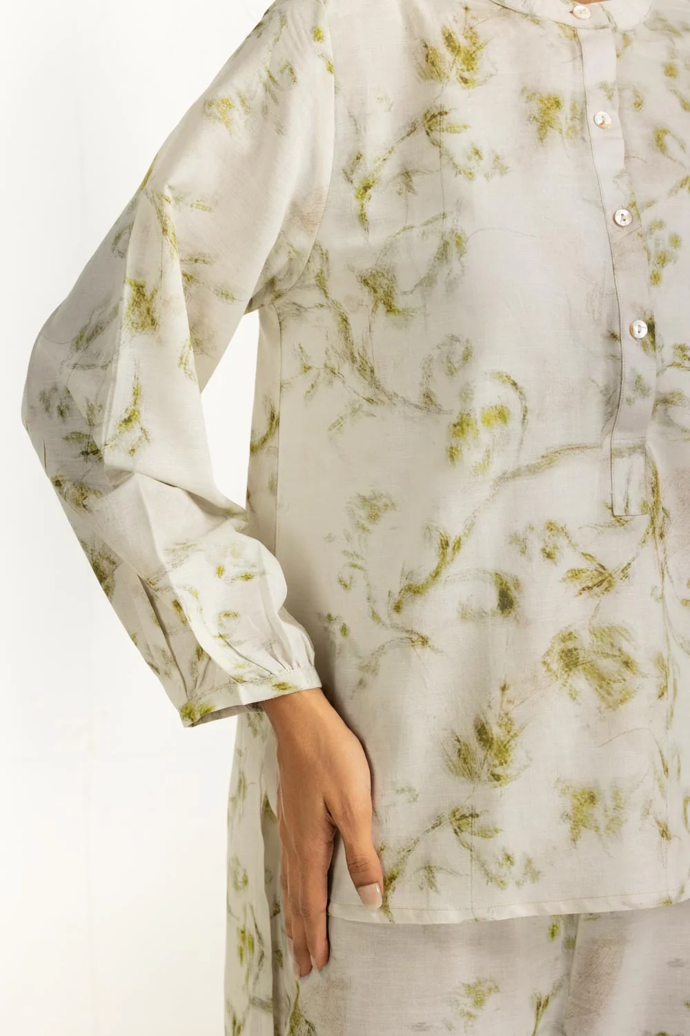Viscose Slub Printed Co-Ord Set - Image 2