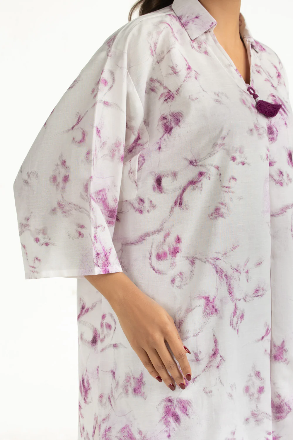 Viscose Slub Printed Co-Ord Set - Image 2