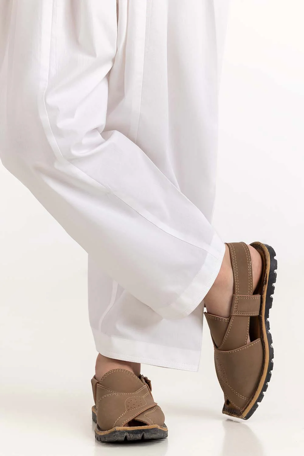 White Basic Shalwar KSH-CTN23-001 - Image 2