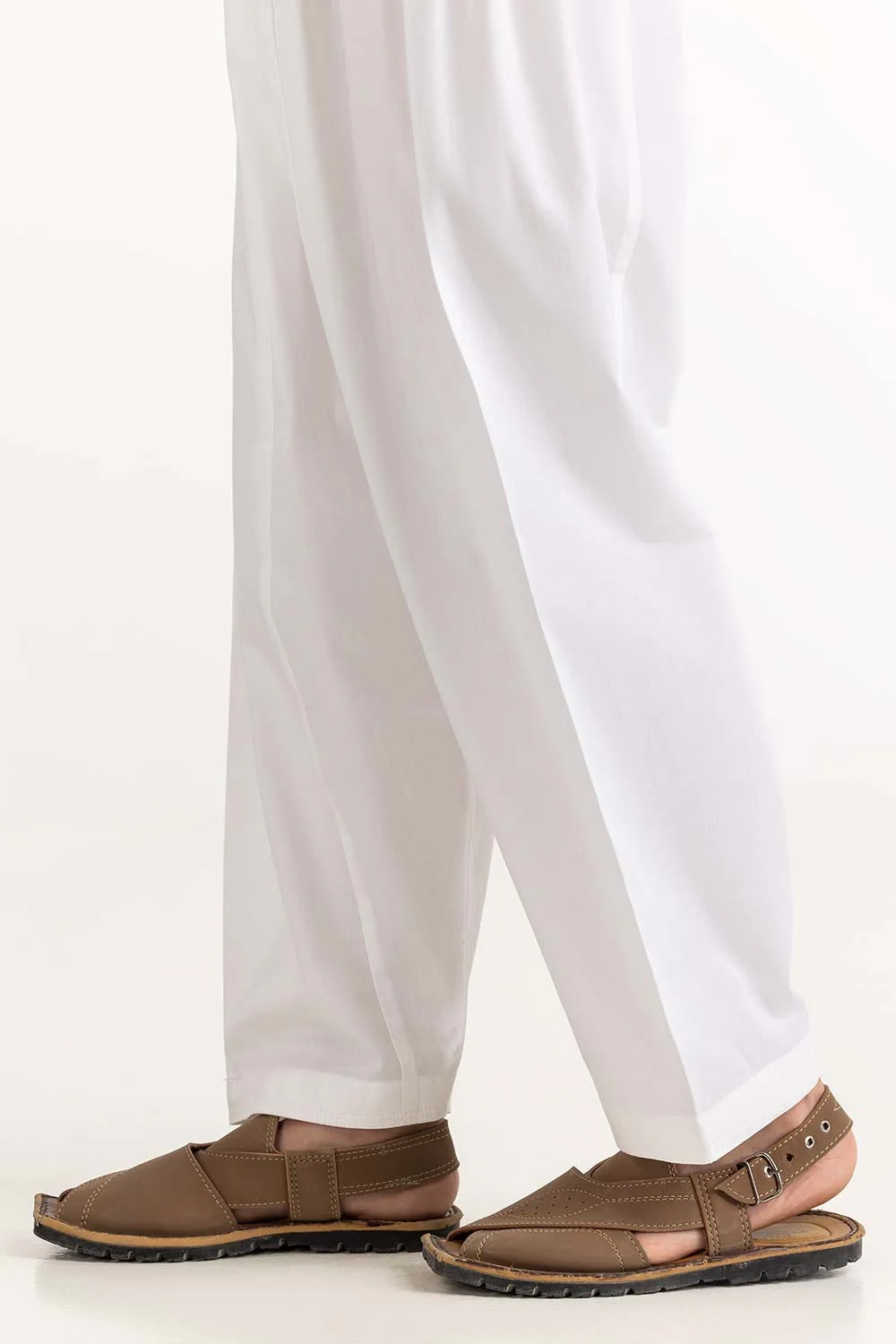 White Basic Shalwar KSH-CTN23-001 - Image 3