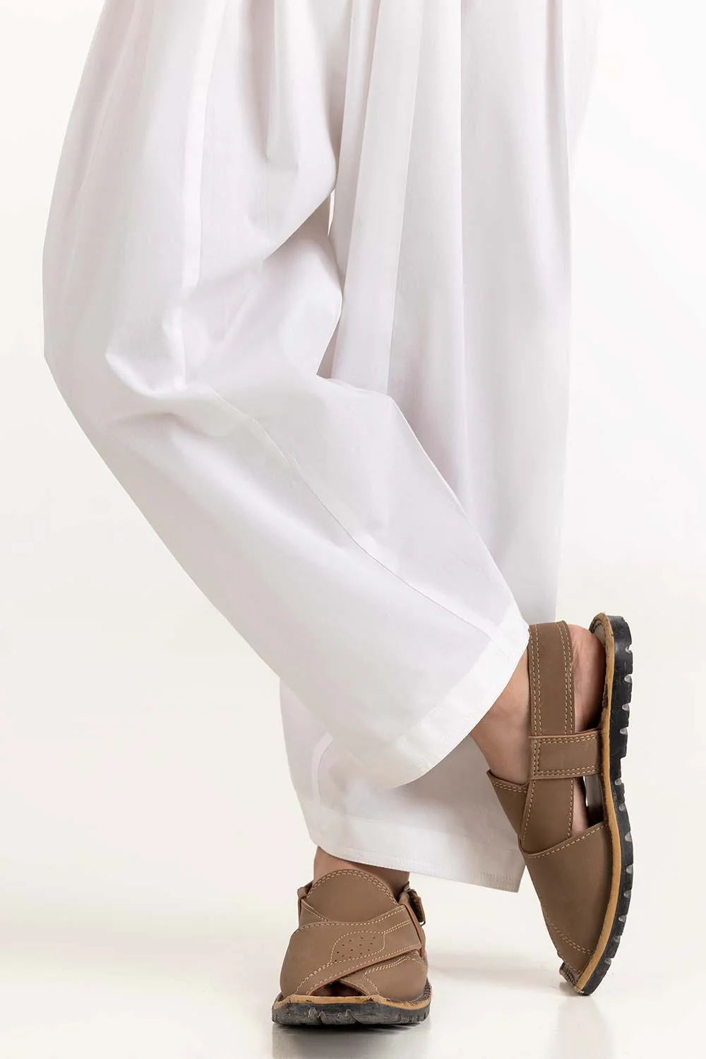 White Basic Shalwar KSH-CTN23-001 - Image 4