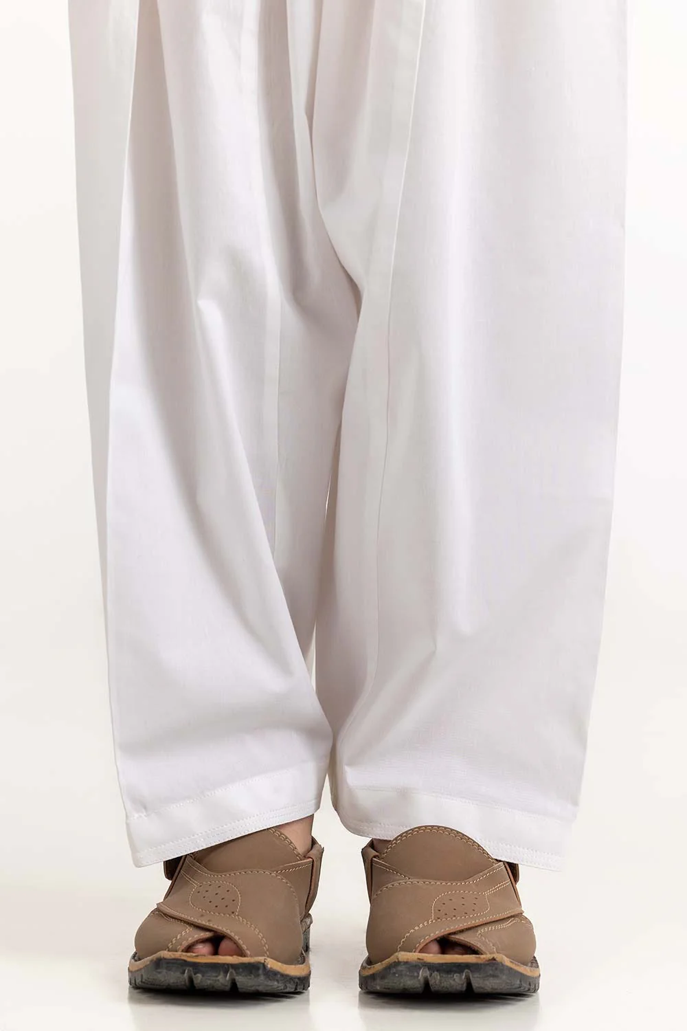 White Basic Shalwar KSH-CTN23-001 - Image 5