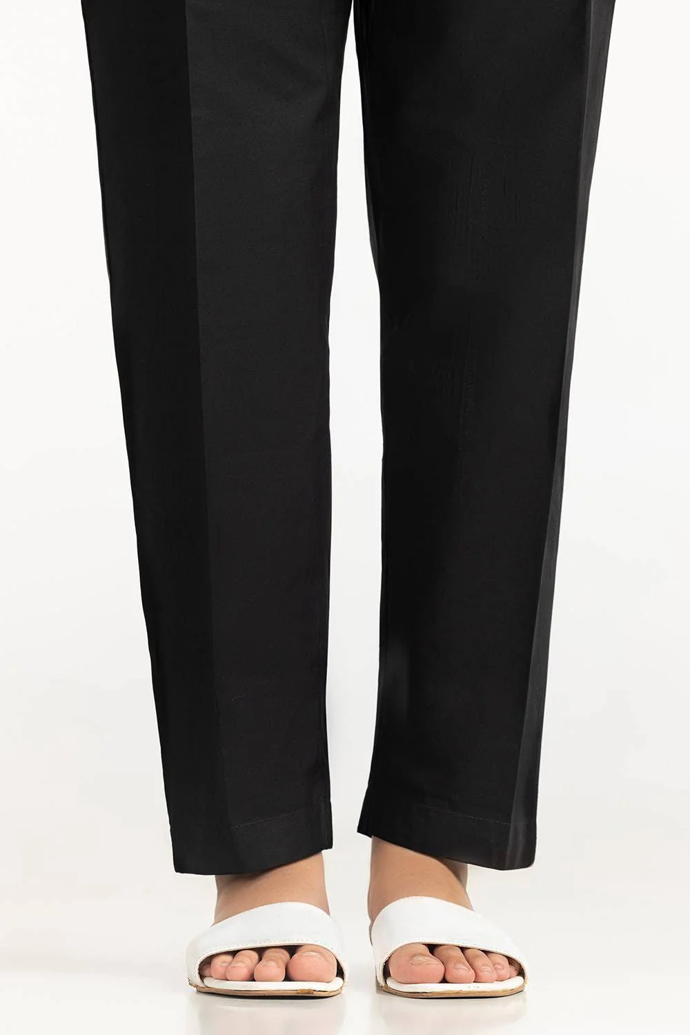 white Cambric Dyed Trouser