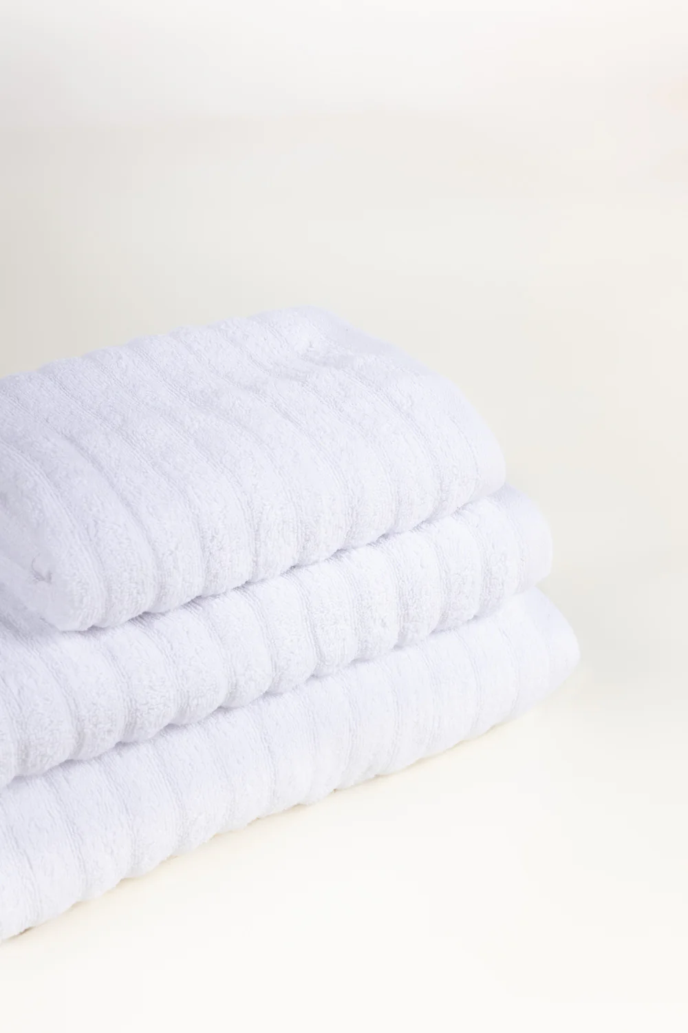 White Combed Plain Towel 26 - Image 3